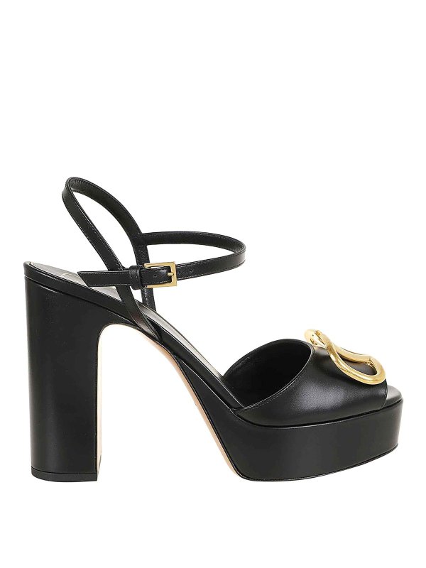 VALENTINO GARAVANI: Sandalen - Sandalen - Schwarz