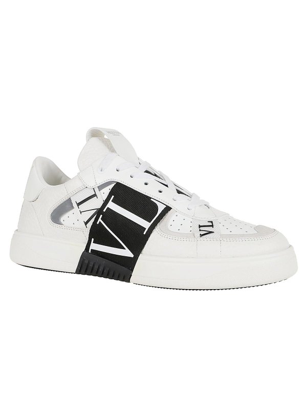 VALENTINO GARAVANI: trainers online - Leather sneakers