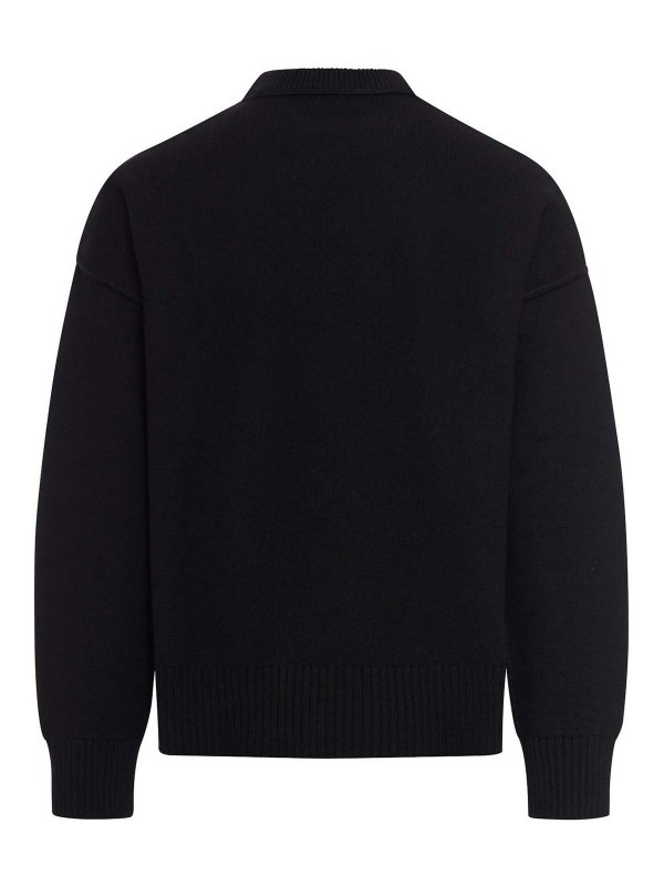 AMI PARIS: クルーネック online - クルーネック - 黒