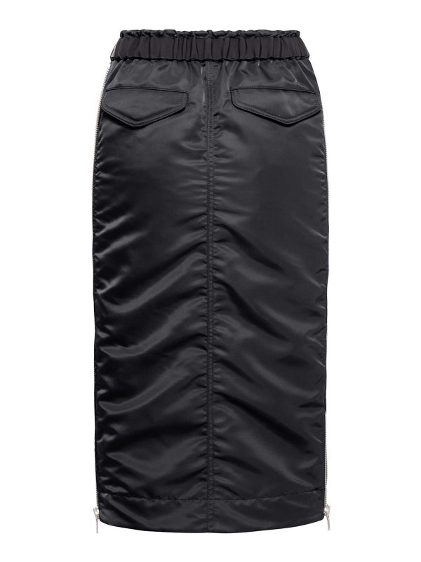 Sacai: Knielange und Midi Röcke online - Midirock - Schwarz