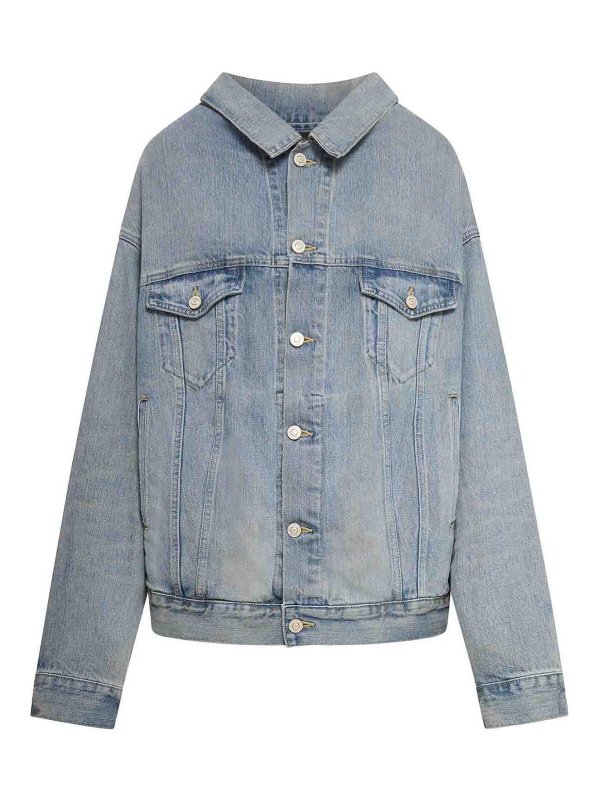BALENCIAGA: denim jacket - Selvedge jeans