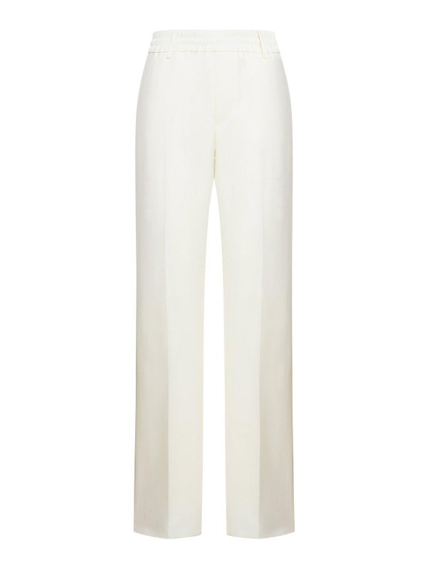 BURBERRY: Casual Hosen - Casual Hose - Weiß