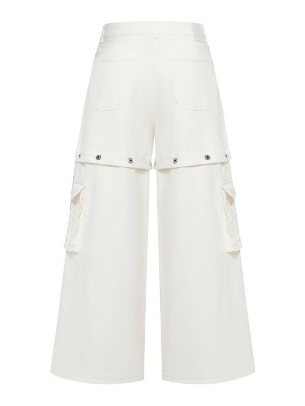 OFF-WHITE: Jeans Rectos online - Vaqueros Rectos - Blanco