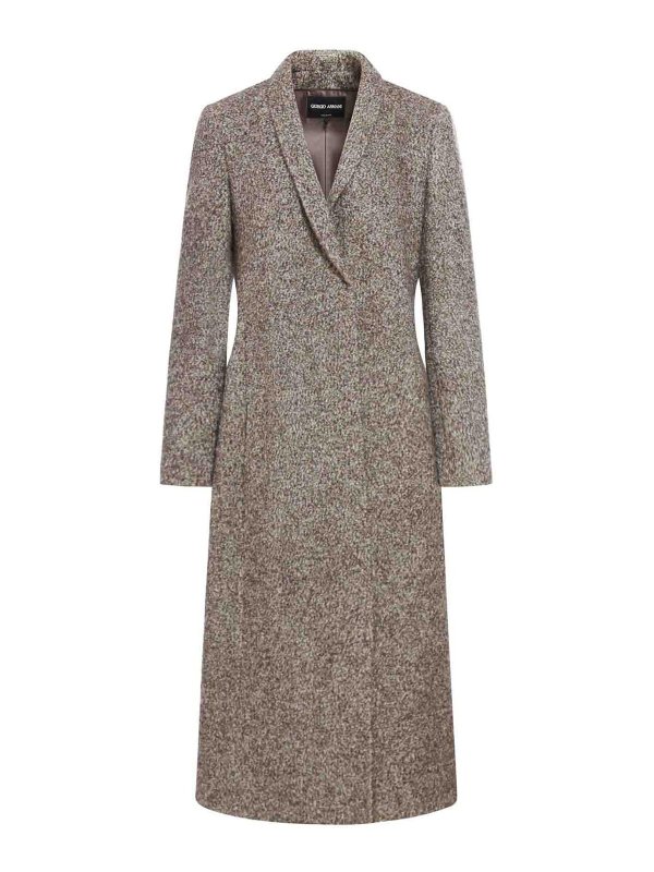 GIORGIO ARMANI: Kurze Mäntel - Kurzer Mantel - Schwarz