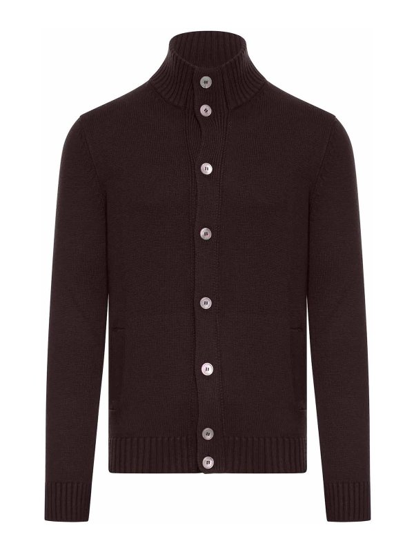 NOME: カーディガン - カーディガン - ダークブラウン