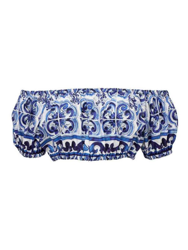DOLCE & GABBANA: Tops und Tank Tops - Top - Blau
