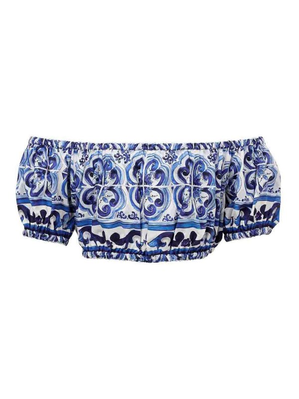 DOLCE & GABBANA: Tops und Tank Tops online - Top - Blau