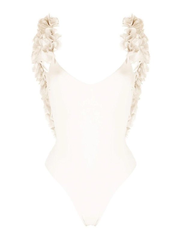 LA REVECHE: Badeanzüge - Badeanzug - Weiß