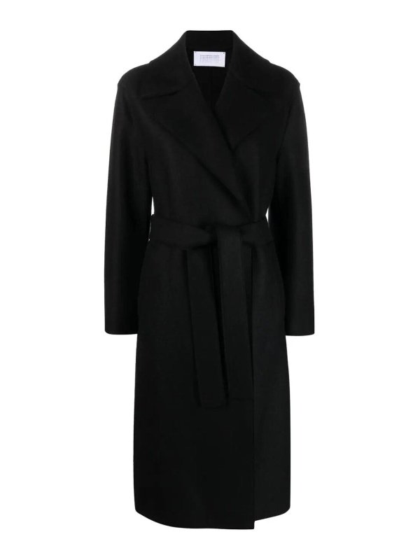 HARRIS WHARF LONDON: Lange Mäntel - Langer Mantel - Schwarz
