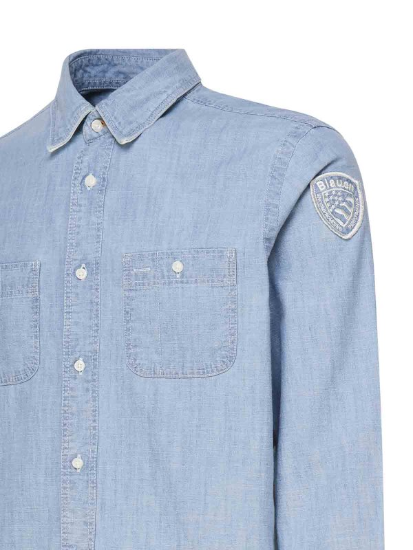 The Best Shops BLAUER: camicie - Camicia In Cotone
