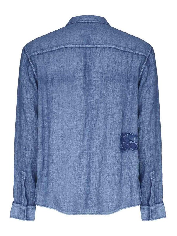 The Best Shops BURBERRY: シャツ - シャツ - ライトウォッシュ