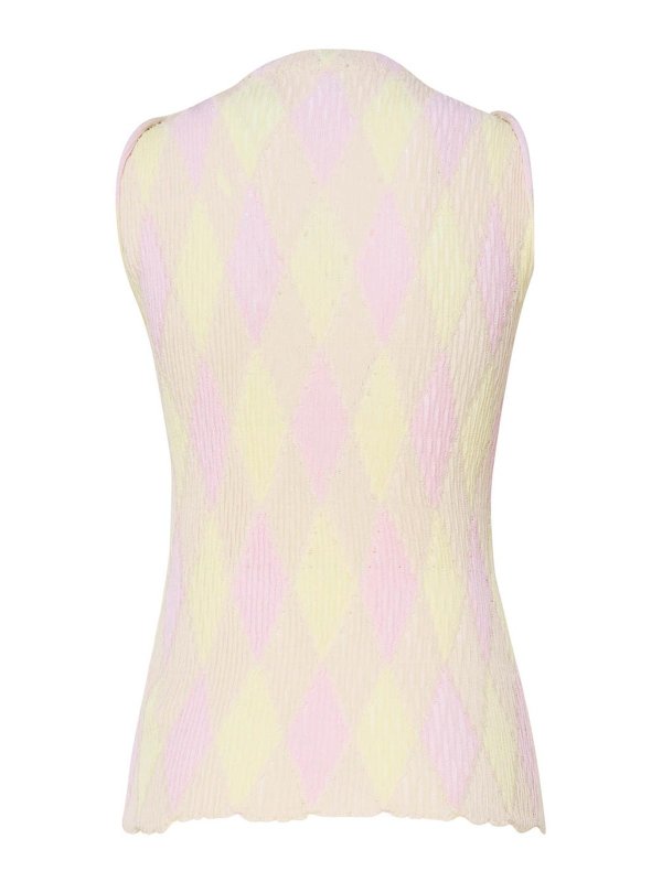 BURBERRY: T-shirts online - T-Shirt - Jaune