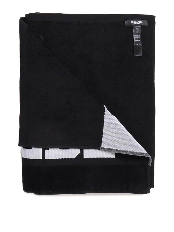 DSQUARED2: accessori mare online - Telo mare in cotone con logo