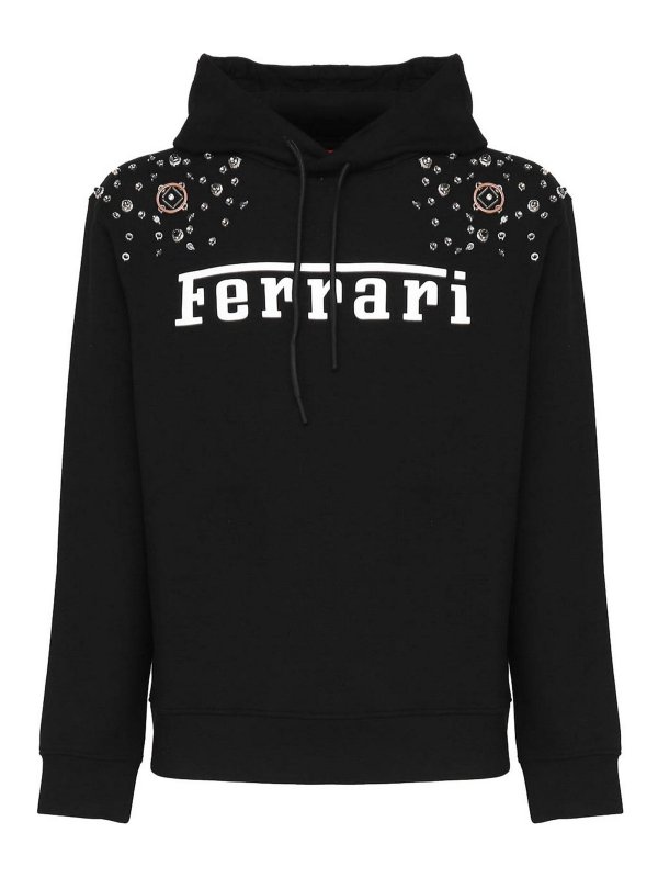 FERRARI: スウェット＆セーター - スウェットシャツ/セーター - 黒