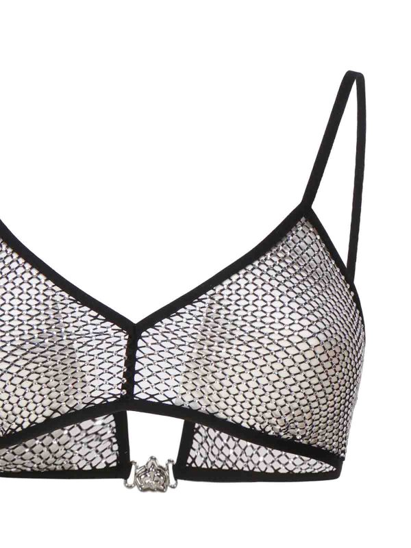 The Best Shops GENNY: Tops & Tank tops - Rhinestone Mesh Top