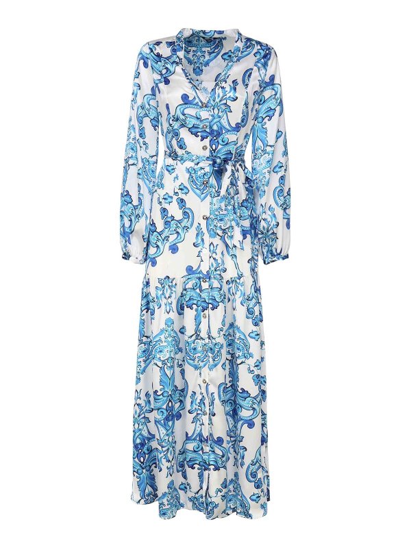 GUESS: Maxikleider - Maxikleid - Blau