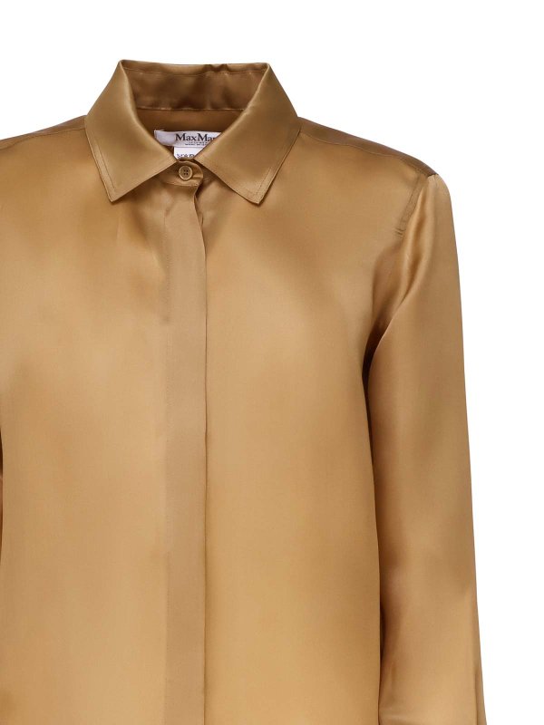 The Best Shops Max Mara: Hemden - Hemd - Beige