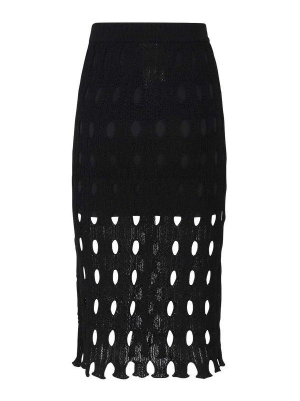Pinko: Knielange und Midi Röcke online - Midirock - Schwarz
