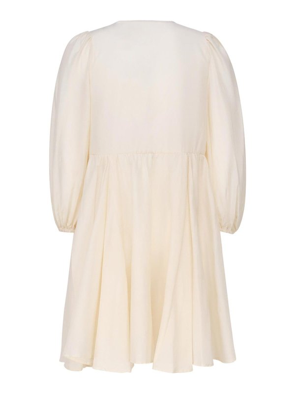 Pinko: knee length dresses online - Beowulf Dress In Blended Silk And Cotton