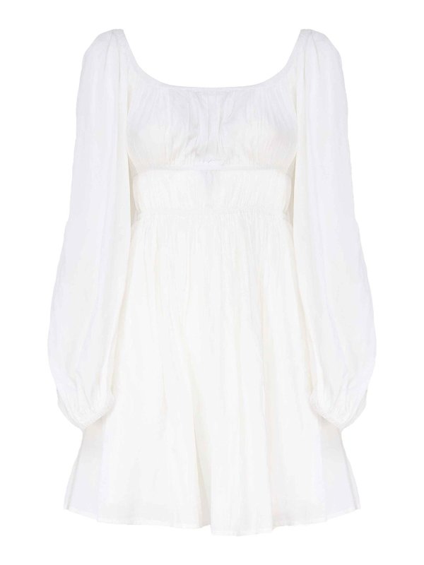 Pinko: maxi dresses - Cotton Muslin Dress