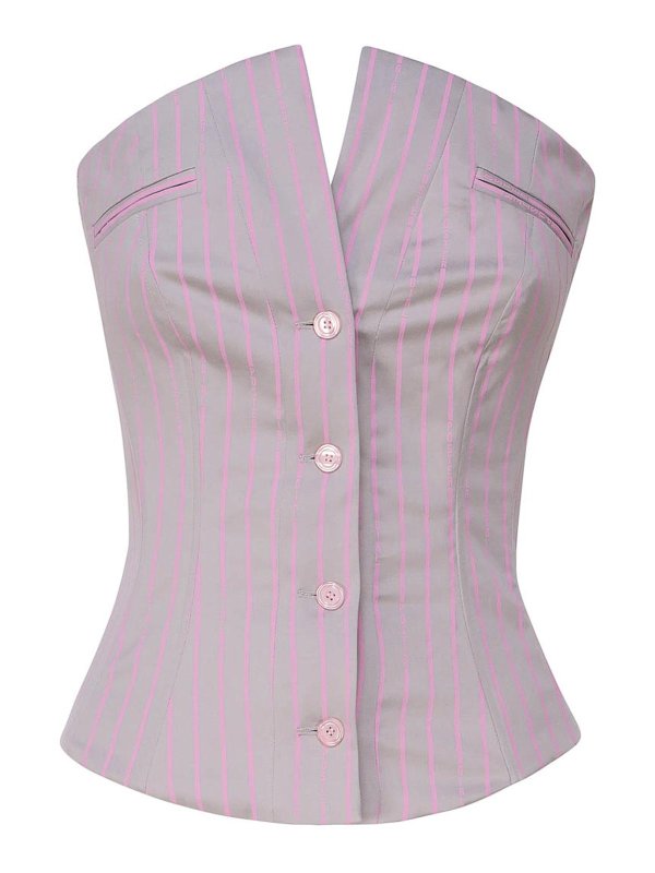 POSTER GIRL: Tops und Tank Tops - Top - Grau