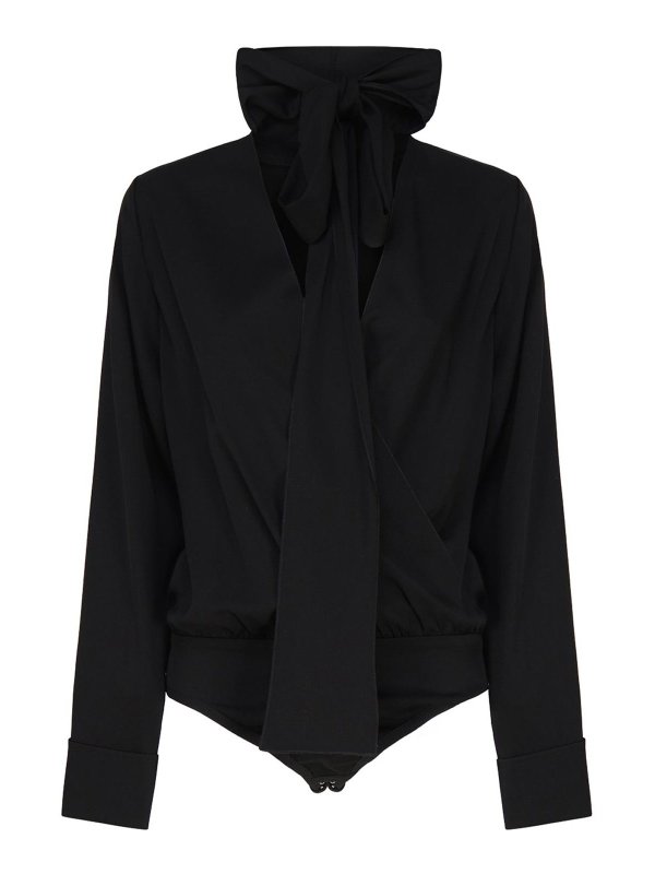 SPORTMAX: Tops & Tank tops - Silk Body Shirt