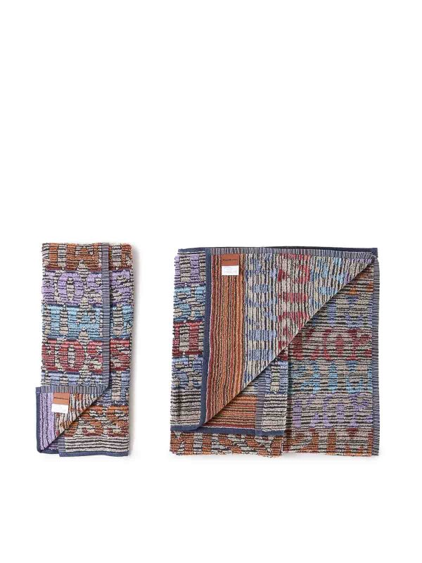 MISSONI: homeware online - Bathroom Set With Silk-Screened Logo