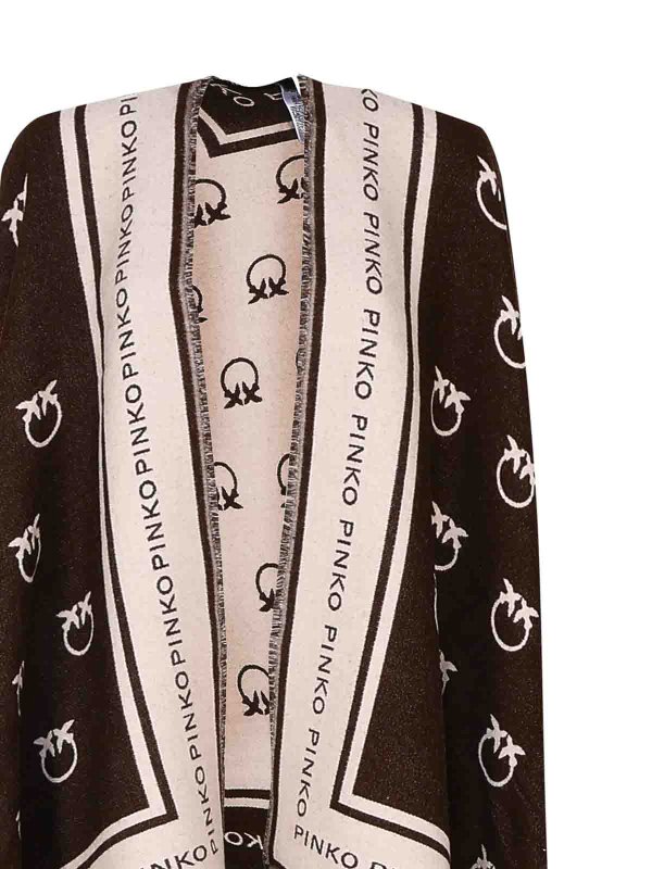 The Best Shops Pinko: Capes & Ponchos - Cape - Noir
