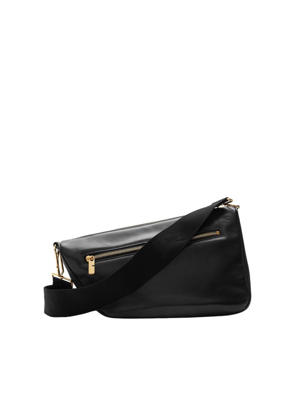 Burberry Messenger Shield Bag - Black - Women | 8088938