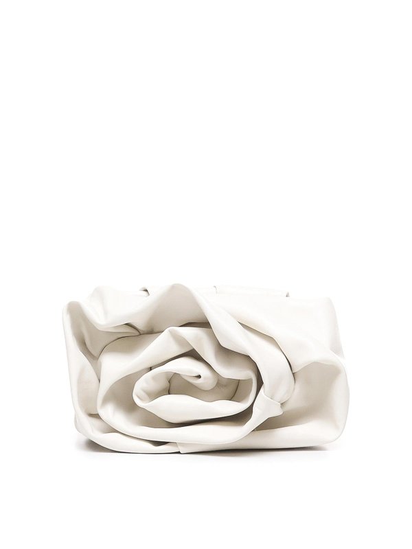 BURBERRY: クラッチバッグ - クラッチバッグ - 白