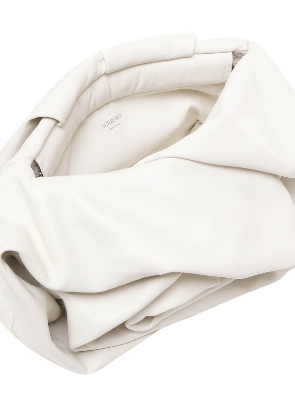 クラッチバッグ - 白 shop online: BURBERRY