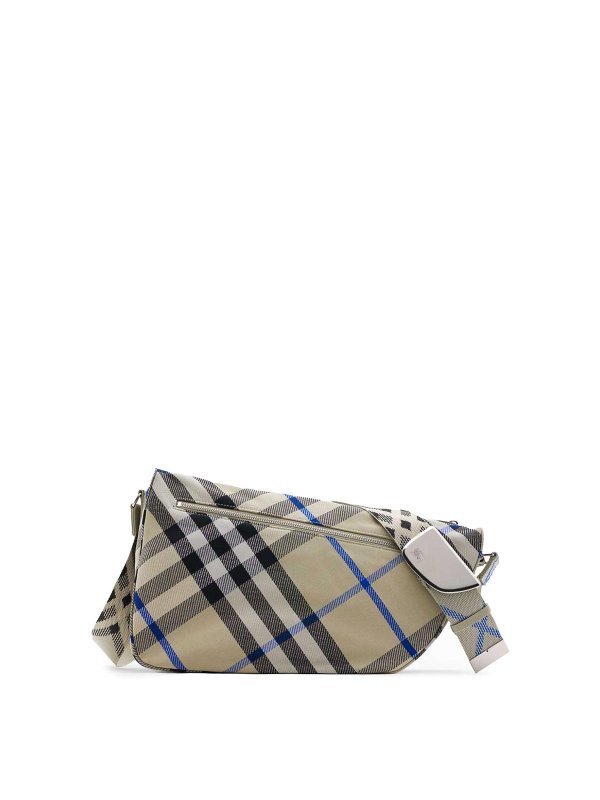 BURBERRY: クロスボディバッグ - クロスボディバッグ - グレー