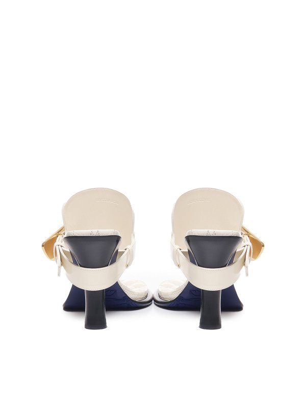 Bay Leather Sandals shop online: BURBERRY