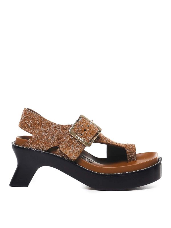 LOEWE: Sandalias - Sandalias - Marrón