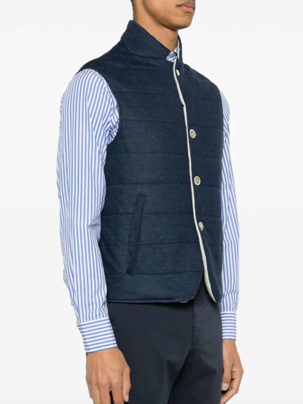 The Best Shops ELEVENTY: vests - Reversible Vest