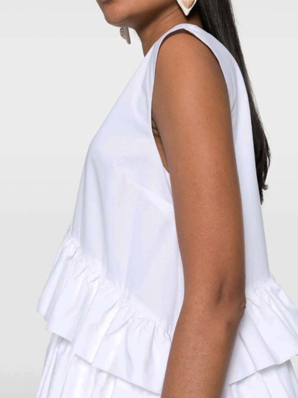 m.s.g.m. buy online Knielanges Kleid - Weiß