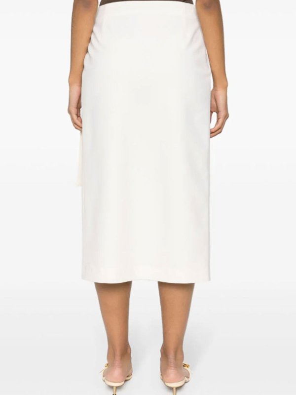The Best Shops m.s.g.m.: Knee length skirts & Midi - Wrap Skirt