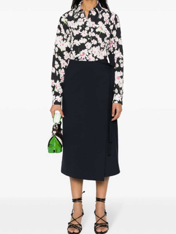 m.s.g.m.: Knee length skirts & Midi online - Wrap Skirt