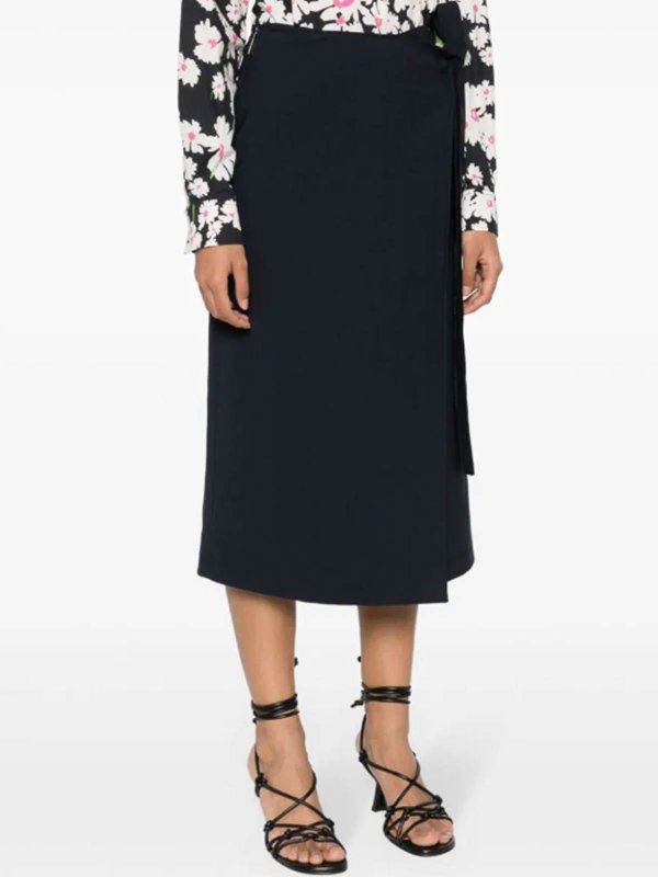 The Best Shops m.s.g.m.: Knee length skirts & Midi - Wrap Skirt
