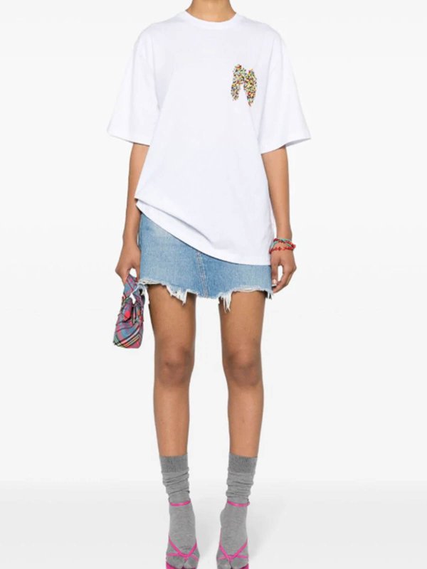 m.s.g.m.: T-shirts online - T-Shirt - Weiß