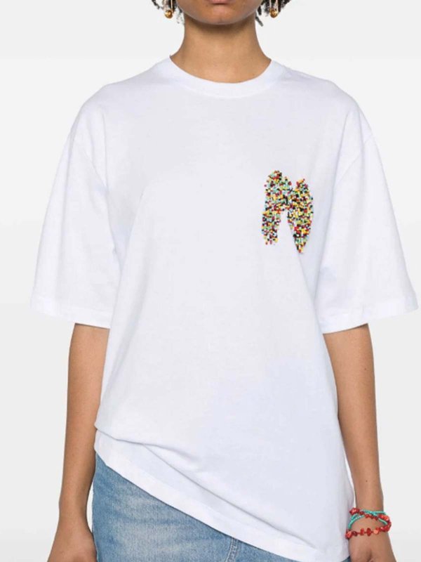 T-Shirt - Weiß shop online: m.s.g.m.