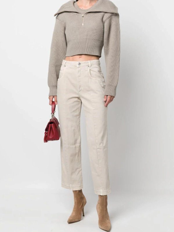 ISABEL MARANT: bootcut jeans online - High Waisted Jeans