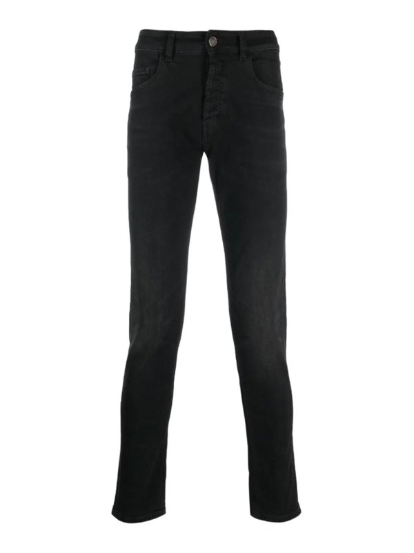 LARDINI: Jeans pitillos - Vaqueros Pitillos - Gris