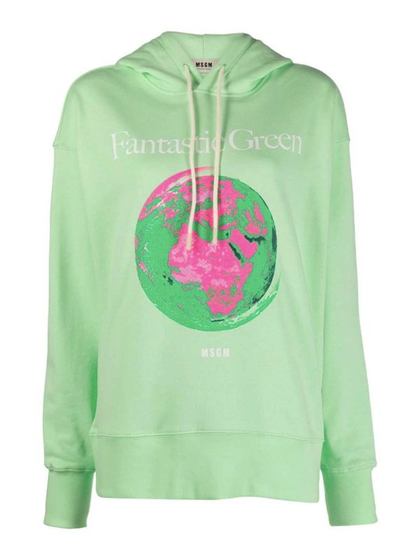 m.s.g.m.: Sweatshirts und Pullover - Sweatshirt - Grün