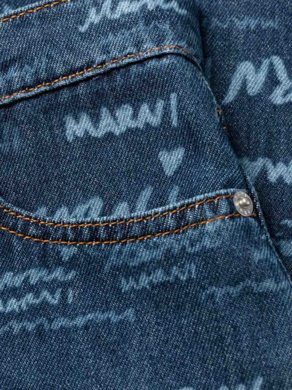 The Best Shops Marni: Bootcut Jeans - Helles Jeansblau