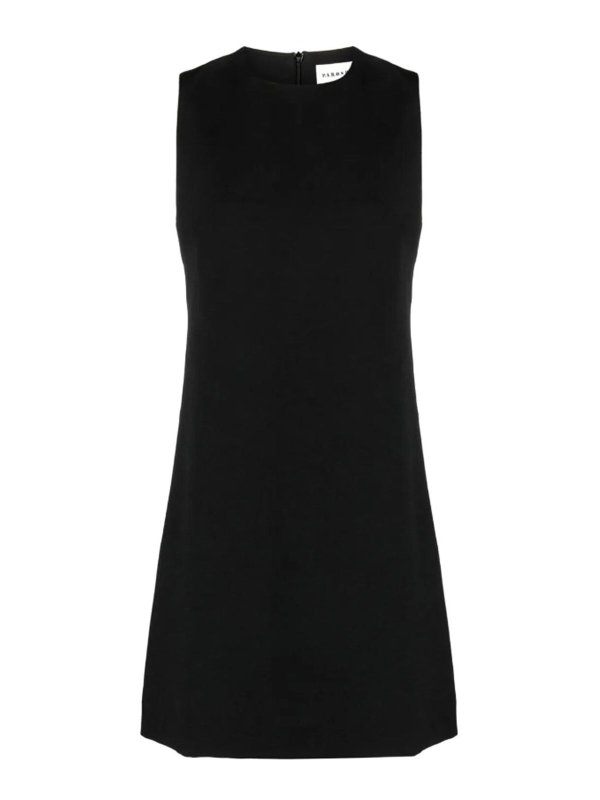 P.A.R.O.S.H.: ショートドレス - ショートドレス - 黒