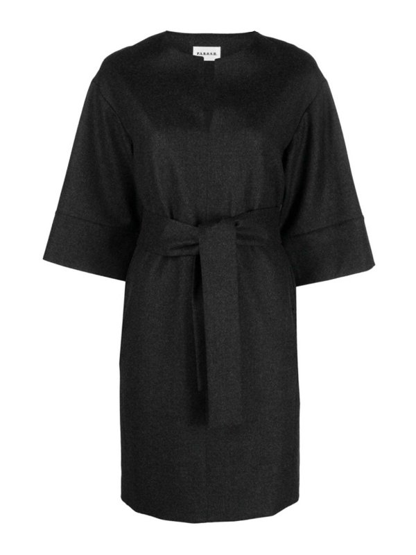P.A.R.O.S.H.: Robes courtes - Robe Courte - Gris Foncé