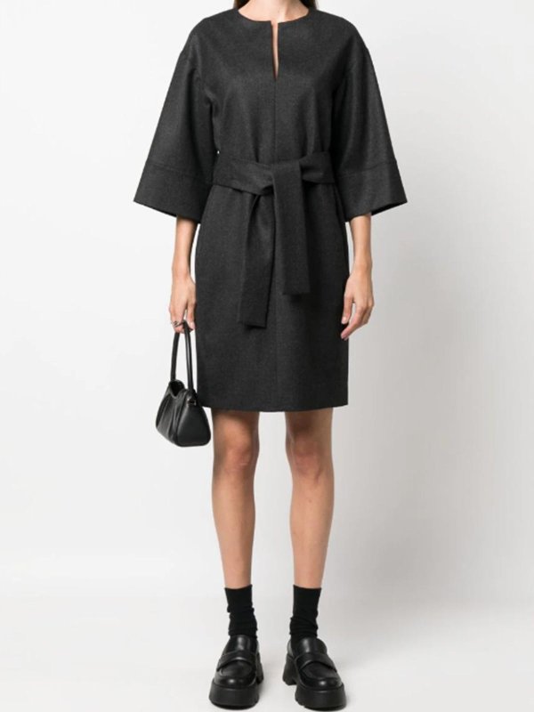 P.A.R.O.S.H.: Robes courtes online - Robe Courte - Gris Foncé