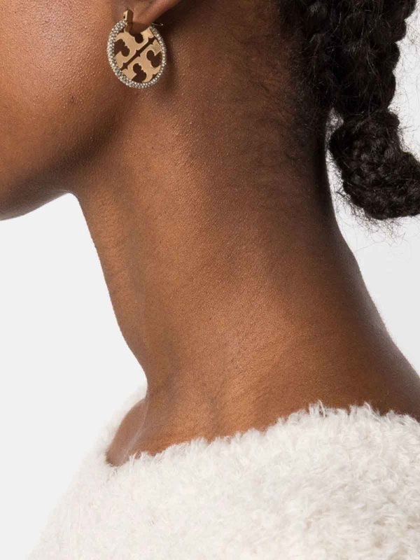 TORY BURCH: Earrings online - Earrings With Logo