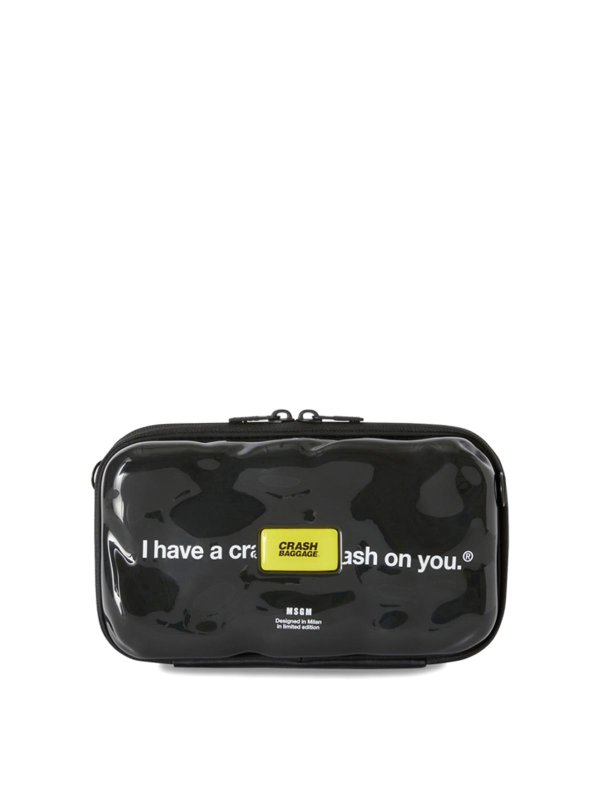 m.s.g.m.: クロスボディバッグ - クロスボディバッグ - 黒